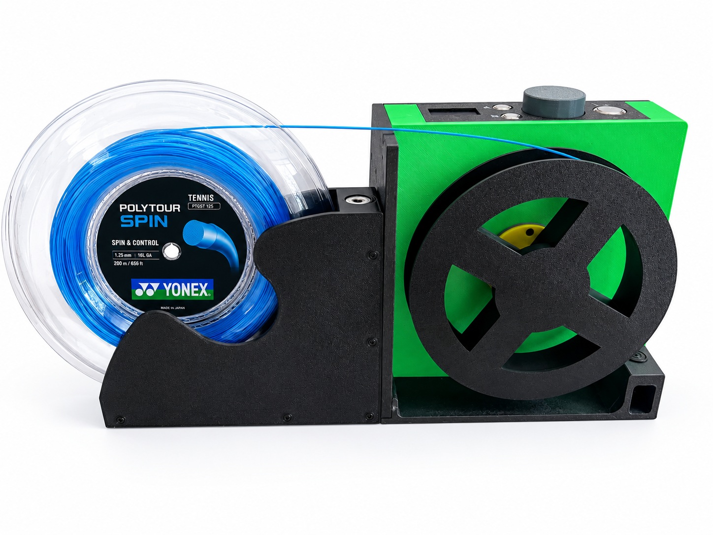 Reel box attached to side